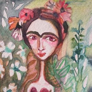 Original painting Frida Kahlo